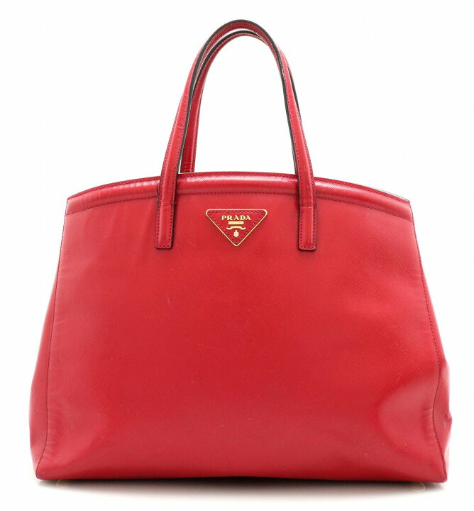 PRADA サフィアーノ バッグ 赤 ROSSO