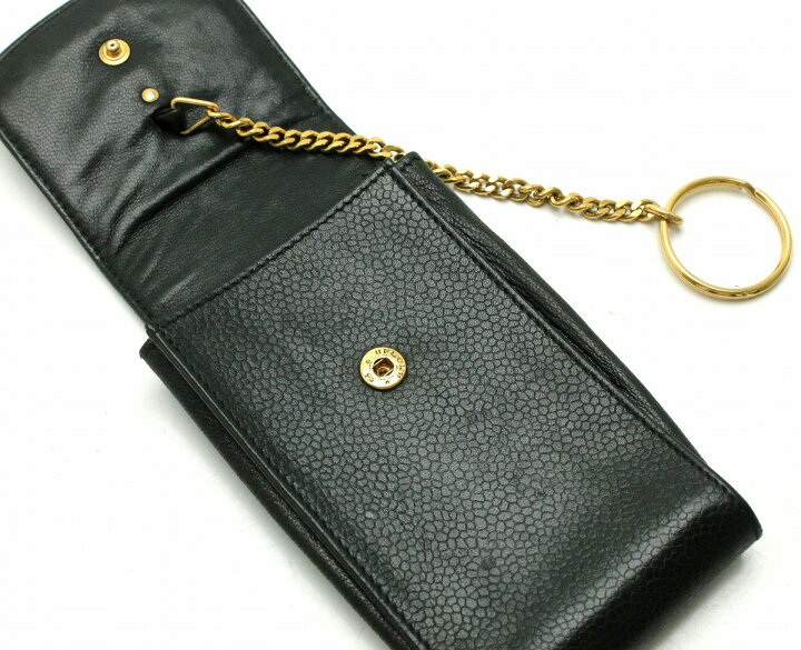 楽天市場】CHANEL シャネル キャビアスキン ココマーク シガレット  