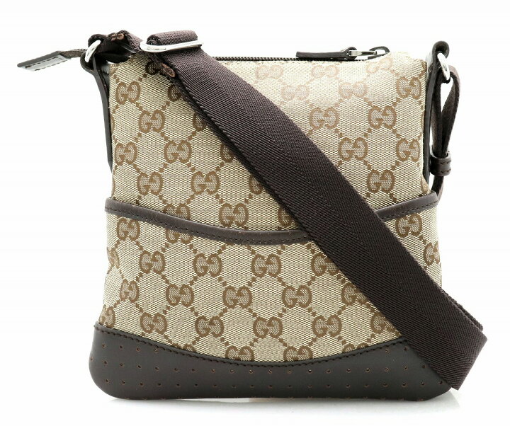 楽天市場】【バッグ】GUCCI グッチ GGキャンバス レザー ショルダー  