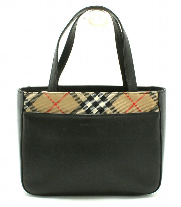 楽天市場】【バッグ】BURBERRY バーバリー ハンドバッグ ミニトート  