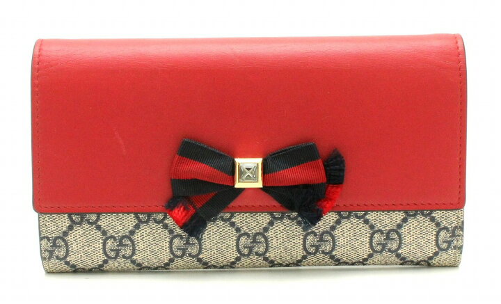 楽天市場】【財布】GUCCI グッチ GGスプリーム 長財布 PVC レザー  