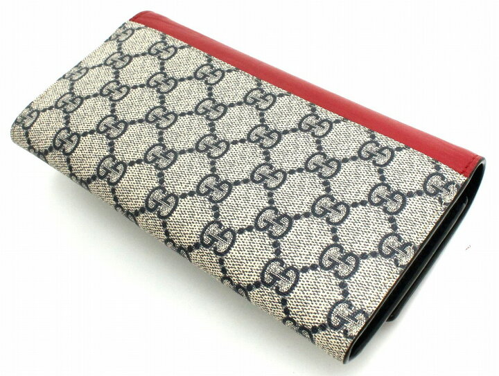 楽天市場】【財布】GUCCI グッチ GGスプリーム 長財布 PVC レザー  