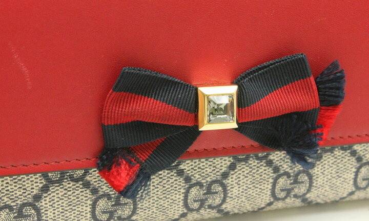 楽天市場】【財布】GUCCI グッチ GGスプリーム 長財布 PVC 