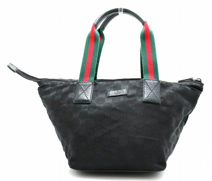 楽天市場】【バッグ】GUCCI グッチ GGキャンバスナイロン ハンドバッグ 