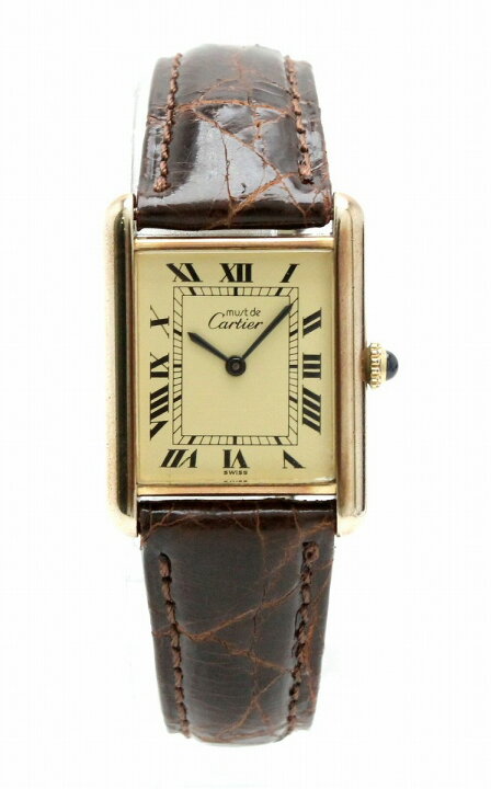 楽天市場】【ウォッチ】 Cartier カルティエ マストタンク アイボリー  
