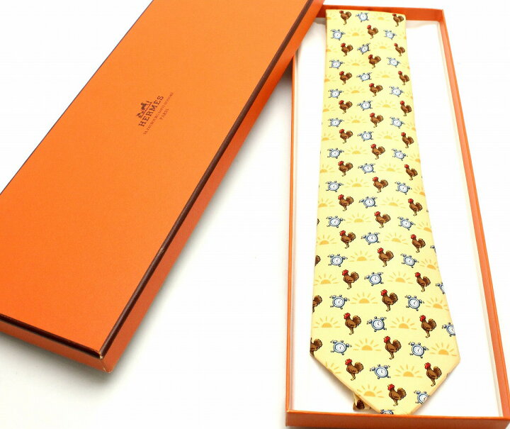 楽天市場】【未使用品】【アパレル】HERMES エルメス ネクタイ シルク 