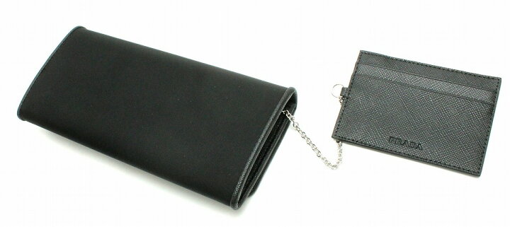 楽天市場】【新品未使用品】【財布】PRADA プラダ 2つ折り長財布  