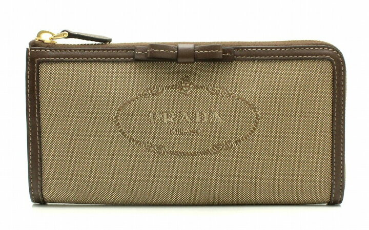 楽天市場】【新品未使用品】【財布】PRADA プラダ 長財布 リボン付  