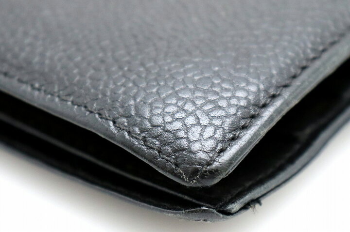 楽天市場】【財布】CHANEL シャネル キャビアスキン がま口 ガマ口 長 