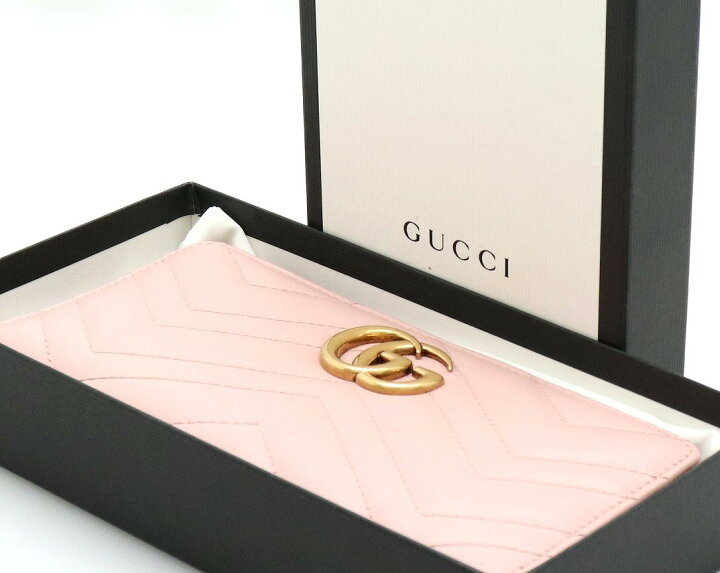 楽天市場】【新品未使用品】【財布】GUCCI グッチ GGマーモント ジップ  