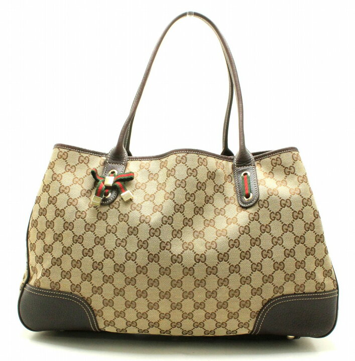 楽天市場】【バッグ】GUCCI グッチ GGキャンバス リボン トートバッグ 