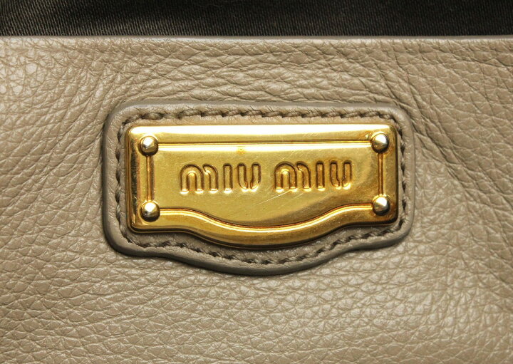 楽天市場】【バッグ】Miu Miu ミュウ ミュウ ショルダーバッグ 2WAY 