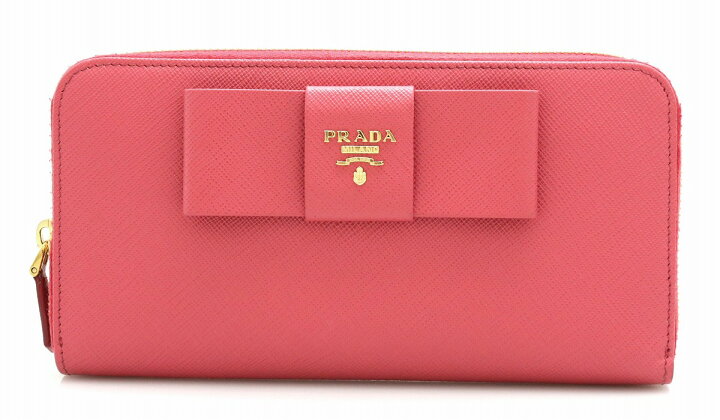 楽天市場】【未使用品】【財布】PRADA プラダ SAFFIANO リボン 