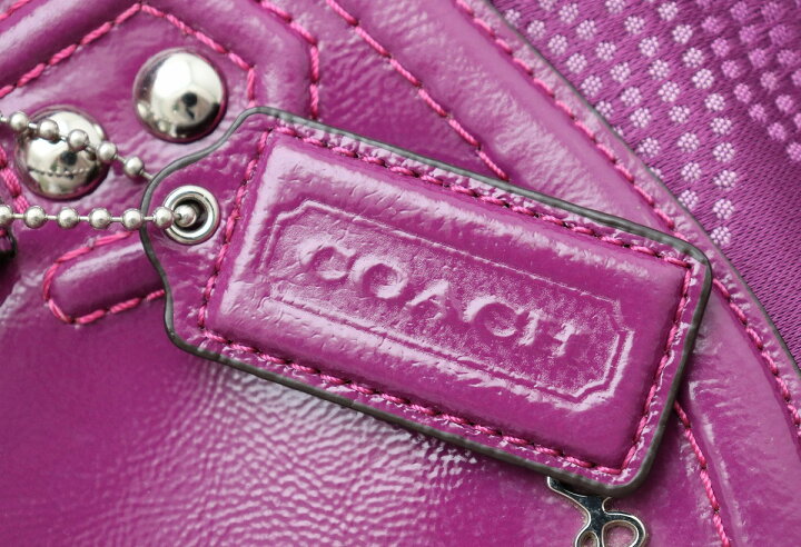 楽天市場】【バッグ】COACH コーチ アシュレイ ドット オプアート 