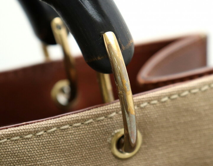 楽天市場】【バッグ】GUCCI グッチ バンブー キャンバス トートバッグ 