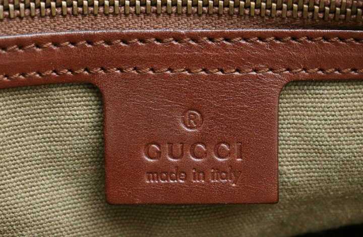 楽天市場】【バッグ】GUCCI グッチ バンブー キャンバス トートバッグ 