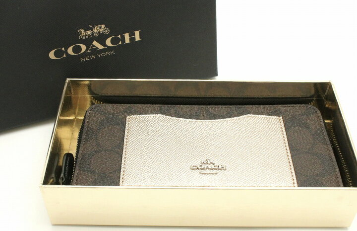 楽天市場】【新品未使用品】【財布】COACH コーチ シグネチャー 