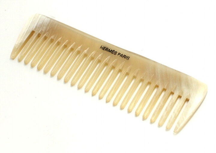 楽天市場】HERMES エルメス コーム 櫛 くし ケース付き バッファロー  