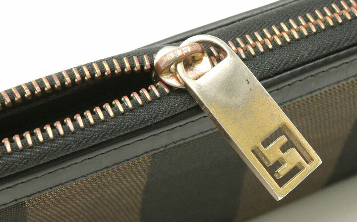 楽天市場】【財布】FENDI フェンディ ペカン柄 ラウンドファスナー 長 