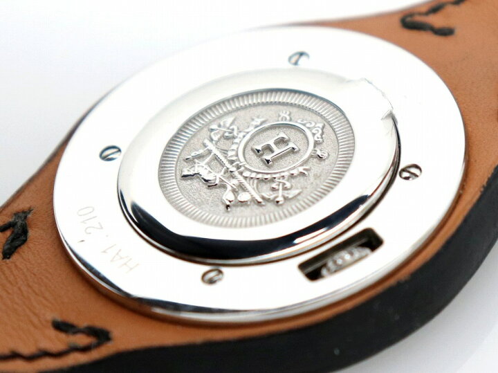 楽天市場】【ウォッチ】HERMES エルメス アーネ ホワイト文字盤 SS 革  