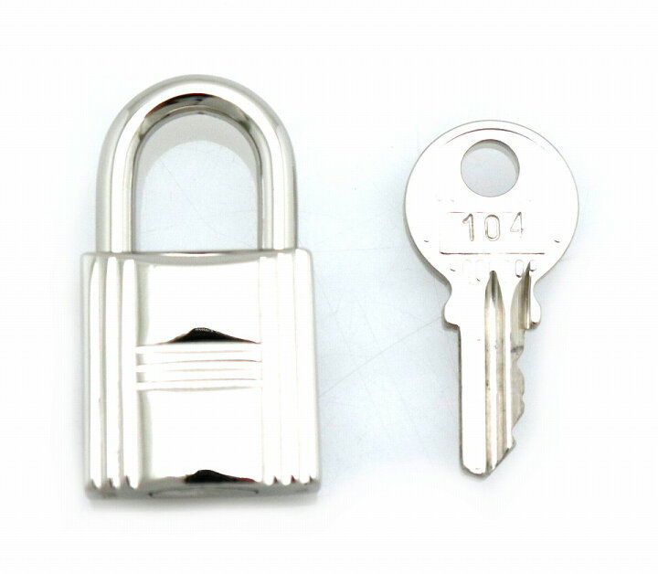 楽天市場】【新品仕上げ済】HERMES エルメス カデナ パドロック No.104  