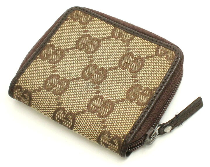 楽天市場】【財布】GUCCI グッチ GGキャンバス ラウンドファスナー  