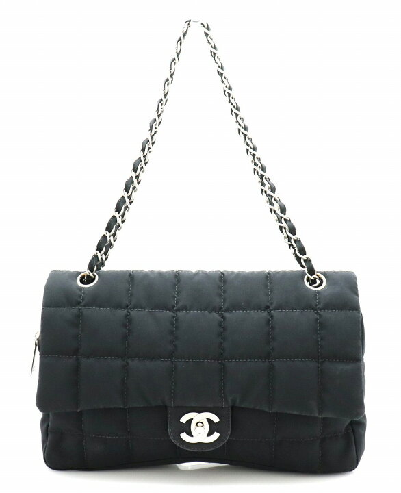 楽天市場】【バッグ】CHANEL シャネル チョコバー ナイロン チェーン  