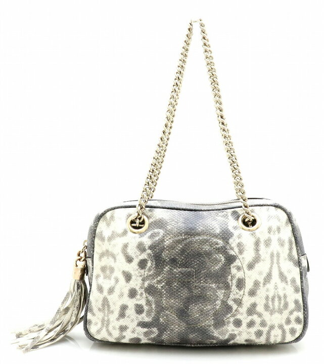 楽天市場】【バッグ】GUCCI グッチ ソーホー パイソン柄 レザー  