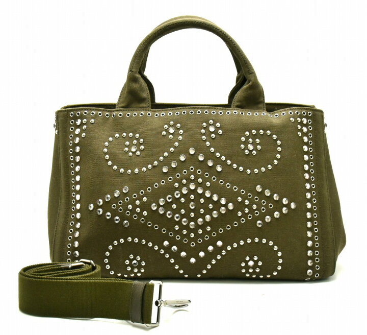 楽天市場】【バッグ】PRADA プラダ CANAPA カナパ 2WAY トートバッグ 