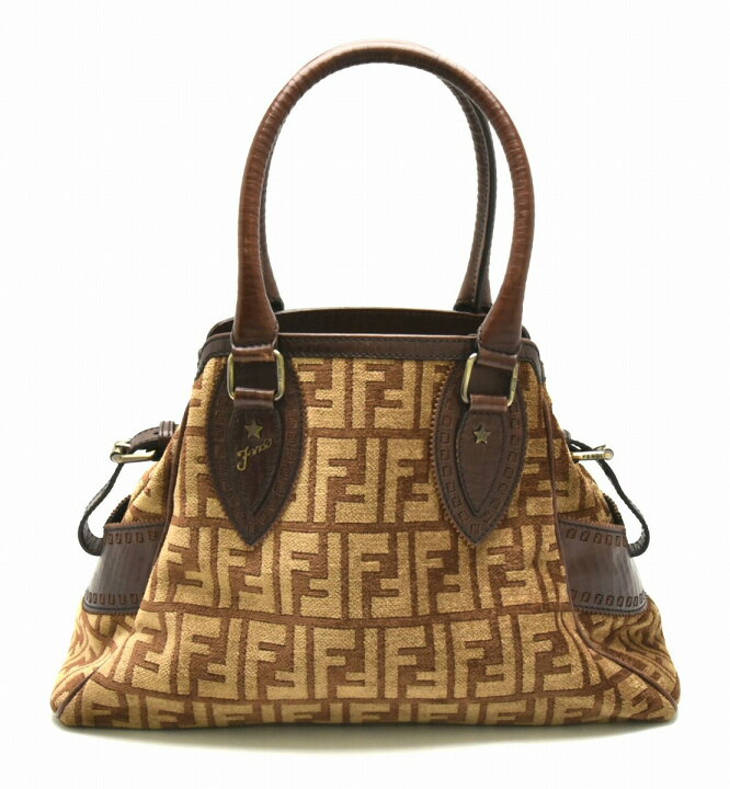 楽天市場】【バッグ】FENDI フェンディ ズッカ エトニコ ハンドバッグ  