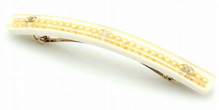 楽天市場】CHANEL シャネル ココマーク バレッタ ヘアクリップ クリア  