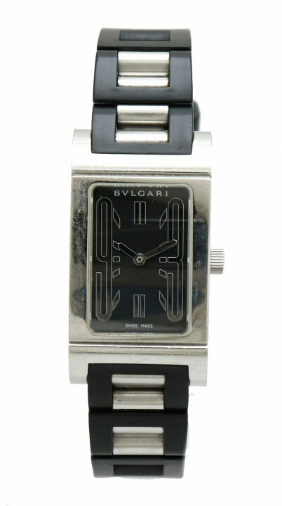 楽天市場】【ウォッチ】 BVLGARI ブルガリ レッタンゴロ ブラック文字  