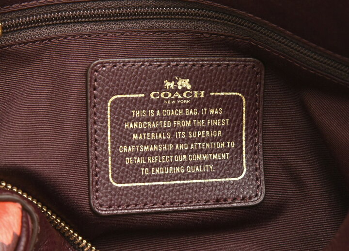 楽天市場】【未使用品】【バッグ】COACH コーチ レザー ショルダー  