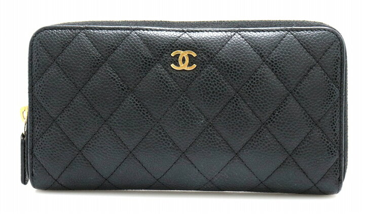 楽天市場】【財布】CHANEL シャネル マトラッセ ラウンドファスナー 長  