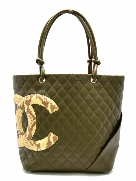 楽天市場】【バッグ】CHANEL シャネル カンボンライン ラージトート  