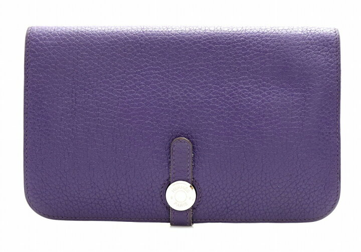 楽天市場】【財布】HERMES エルメス ドゴンGM 2つ折 長財布 レザー  