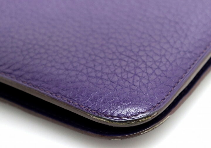 楽天市場】【財布】HERMES エルメス ドゴンGM 2つ折 長財布 レザー  