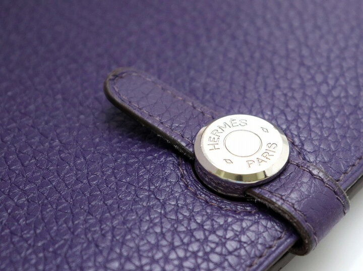 楽天市場】【財布】HERMES エルメス ドゴンGM 2つ折 長財布 レザー  