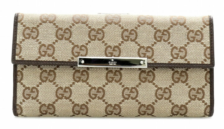 楽天市場】【財布】GUCCI グッチ GGキャンバス 2つ折長財布 ダブル 