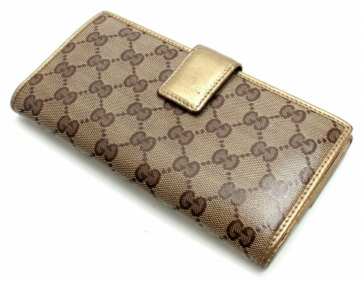 楽天市場】【財布】GUCCI グッチ グッチシマ GGクリスタル 2つ折 W  
