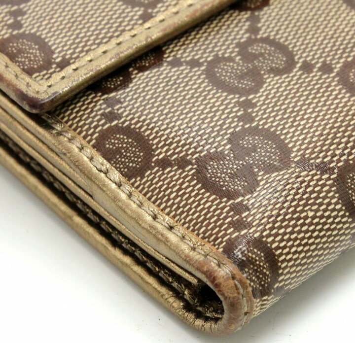 楽天市場】【財布】GUCCI グッチ グッチシマ GGクリスタル 2つ折 W 