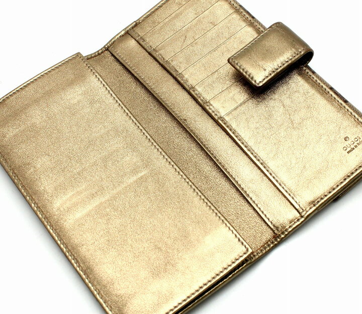 楽天市場】【財布】GUCCI グッチ グッチシマ GGクリスタル 2つ折 W  