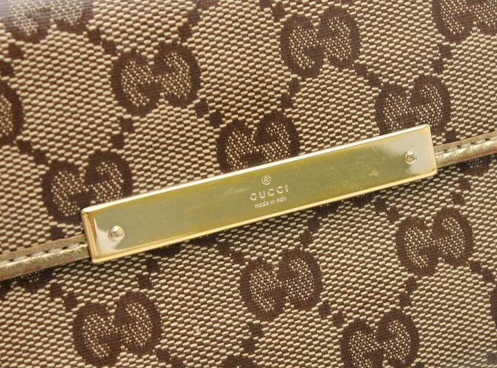 楽天市場】【財布】GUCCI グッチ グッチシマ GGクリスタル 2つ折 W 