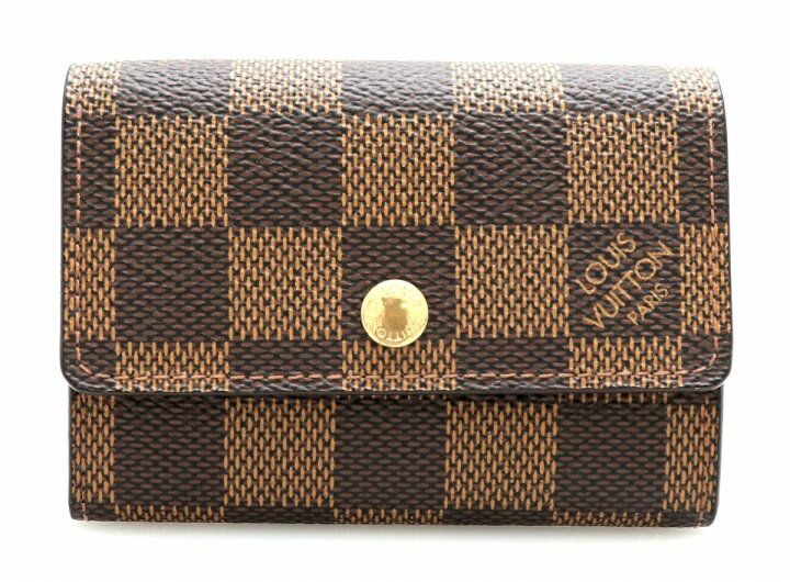 楽天市場】【財布】LOUIS VUITTON ルイ ヴィトン ダミエ ポルトモネ 