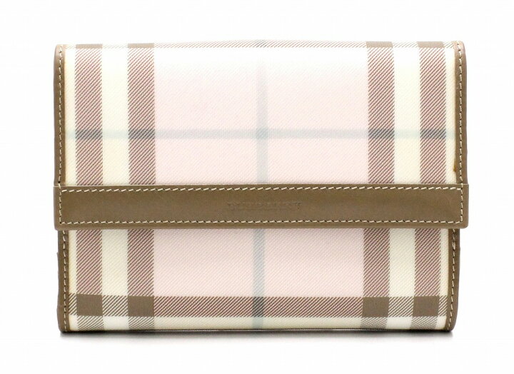 楽天市場】【未使用品】【財布】BURBERRY バーバリー 2つ折り 札入れ W 