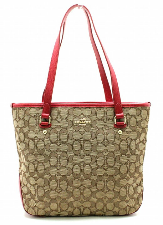 楽天市場】【バッグ】COACH コーチ シグネチャー トートバッグ  