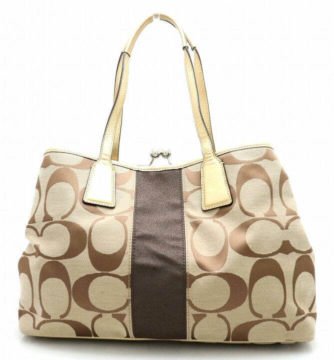 楽天市場】【バッグ】COACH コーチ シグネチャー ストライプ フレーム 