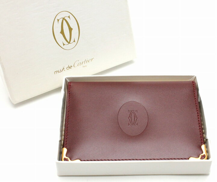 楽天市場】【新品未使用品】Cartier カルティエ マストライン カード  