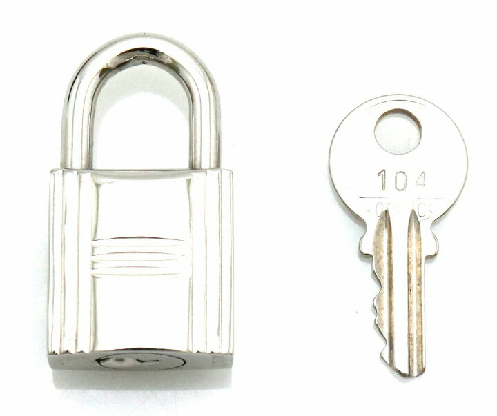 楽天市場】【新品仕上げ済】HERMES エルメス カデナ パドロック No.104  