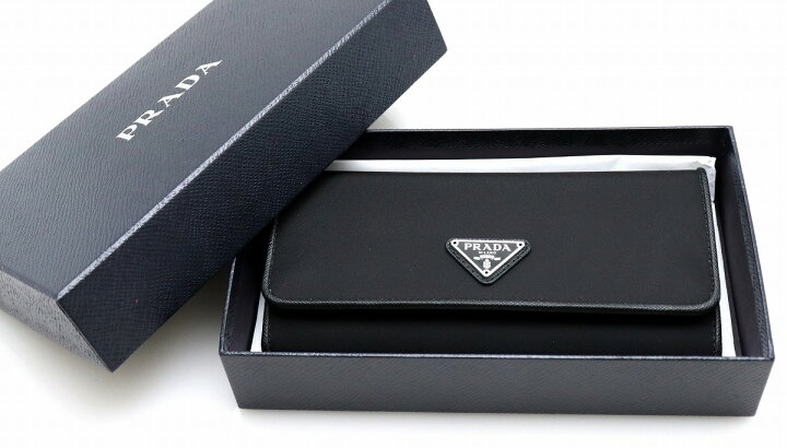楽天市場】【新品未使用品】【財布】PRADA プラダ 2つ折り長財布  
